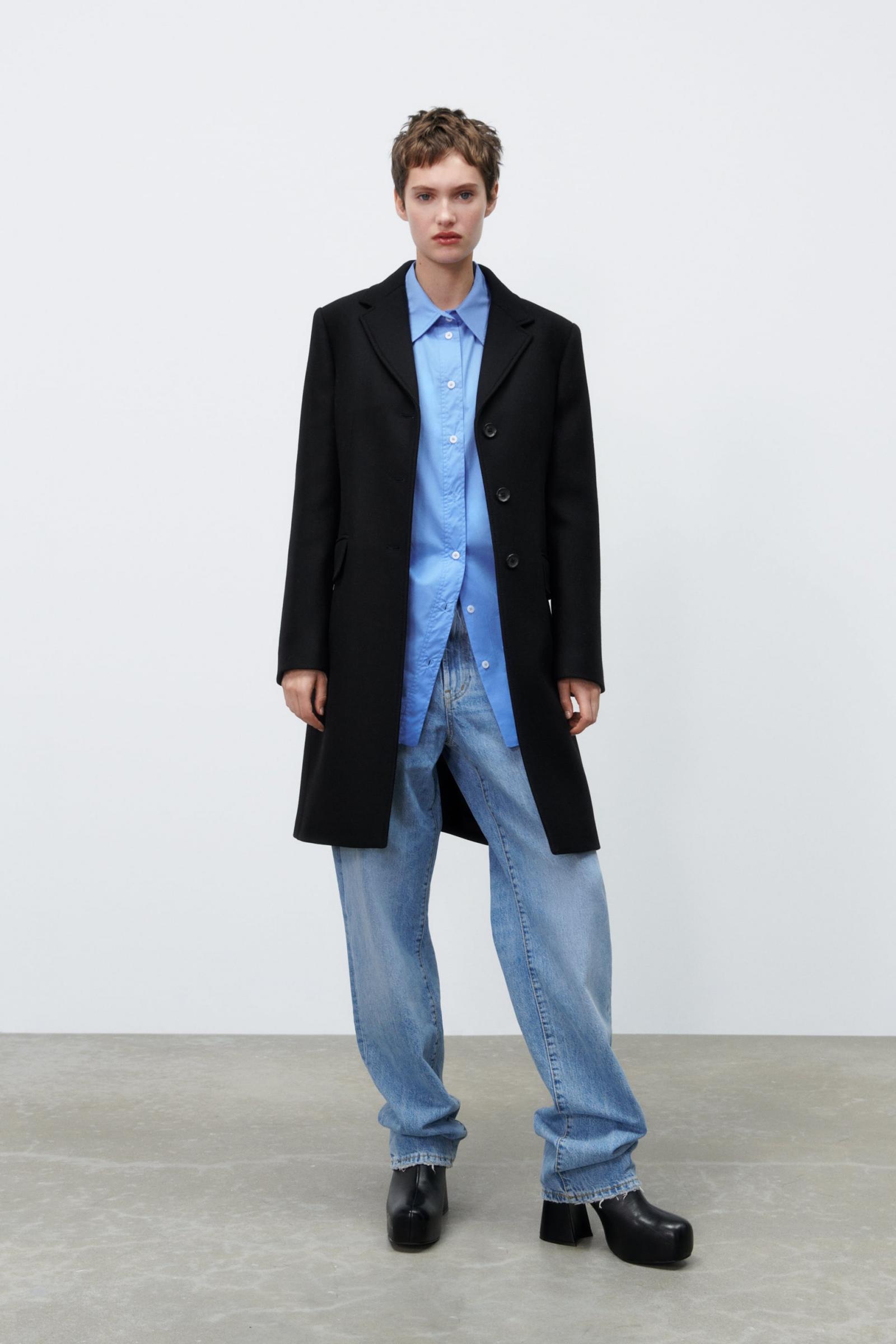 ABRIGOS TRENCH Mujer ZARA ABRIGO LANA MASCULINO Negro Katiegibsonwrites