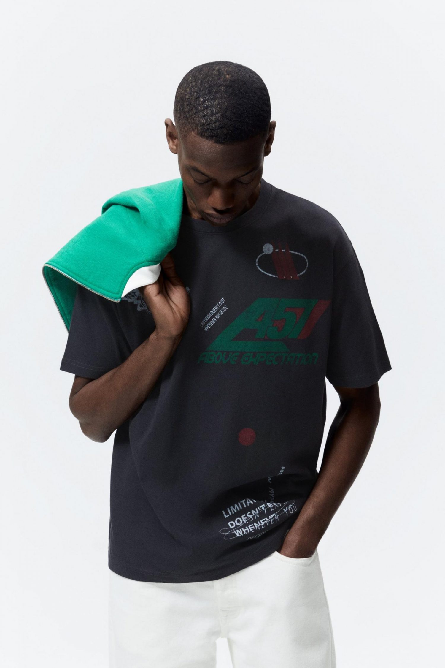 Camisetas hombre zara best sale